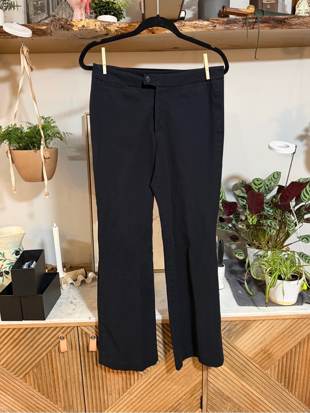 NYDJ Black High Waist Cotton Dress Pants with Lift x Tuck Technology